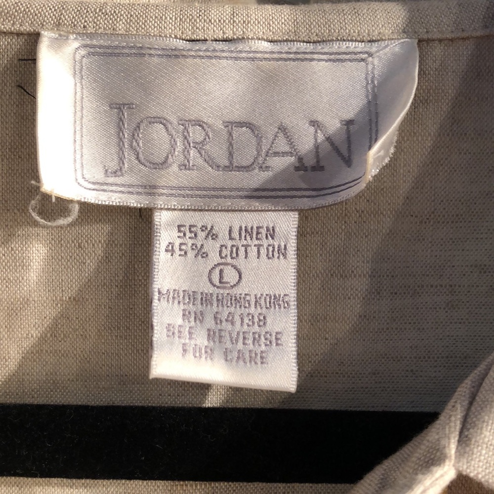 Jordan Linen (55%) Top - Tan - Large - Picture 2 of 5